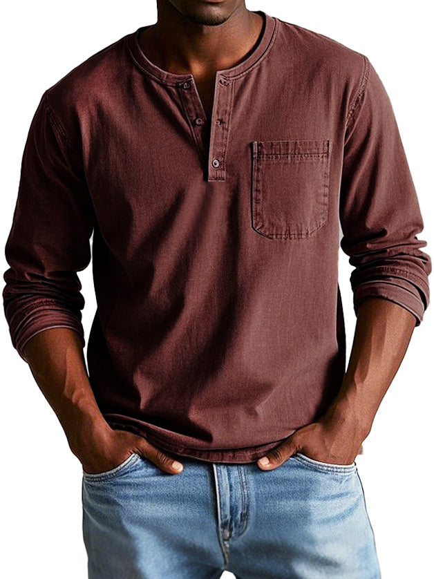 Thomas™ Vintage Shirt with Long Sleeves