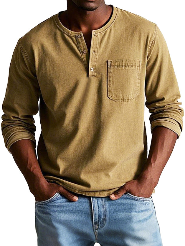 Thomas™ Vintage Shirt with Long Sleeves