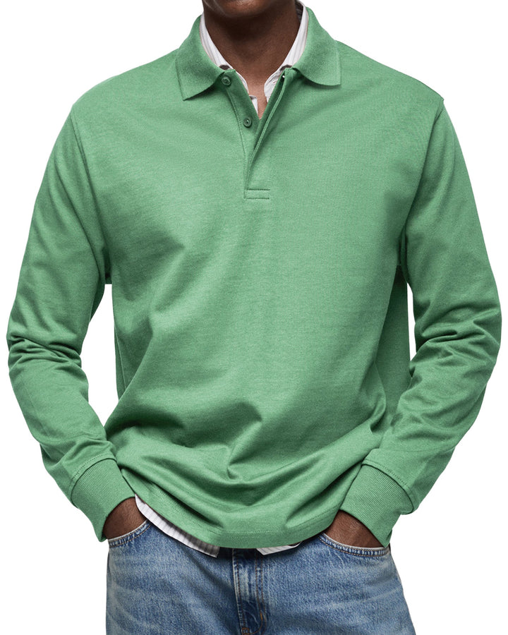 Alexandre™ Casual Polo with Long Sleeves