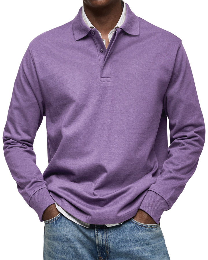 Alexandre™ Casual Polo with Long Sleeves
