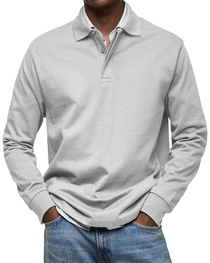 Alexandre™ Casual Polo with Long Sleeves