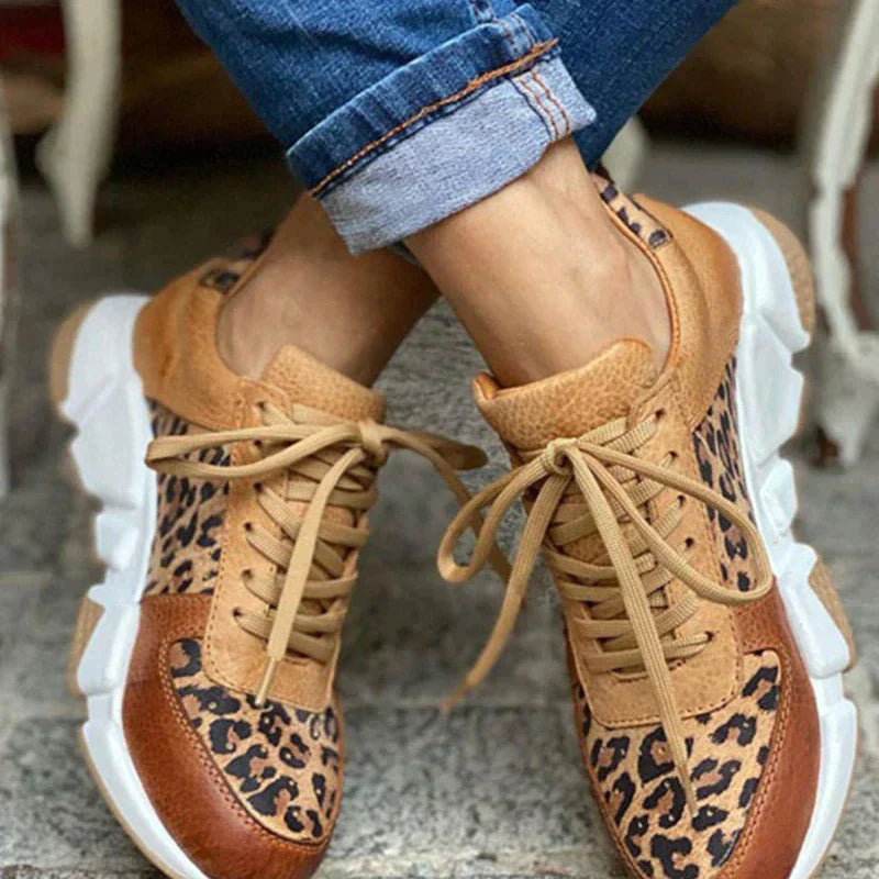 Ember | Comfortable Leopard Sneakers