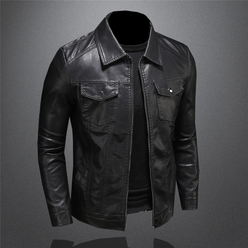 Simon | handmade leather men's jacket