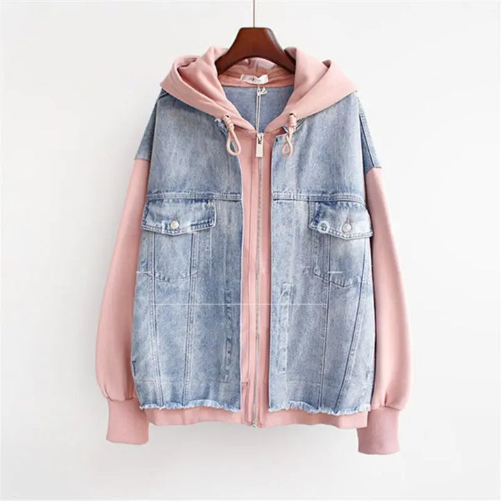 Vivian | Denim Hoodie Jacket