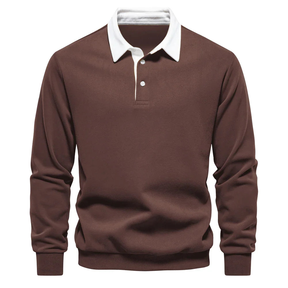 Jorge™ Men's Polo Shirt with Long Sleeves