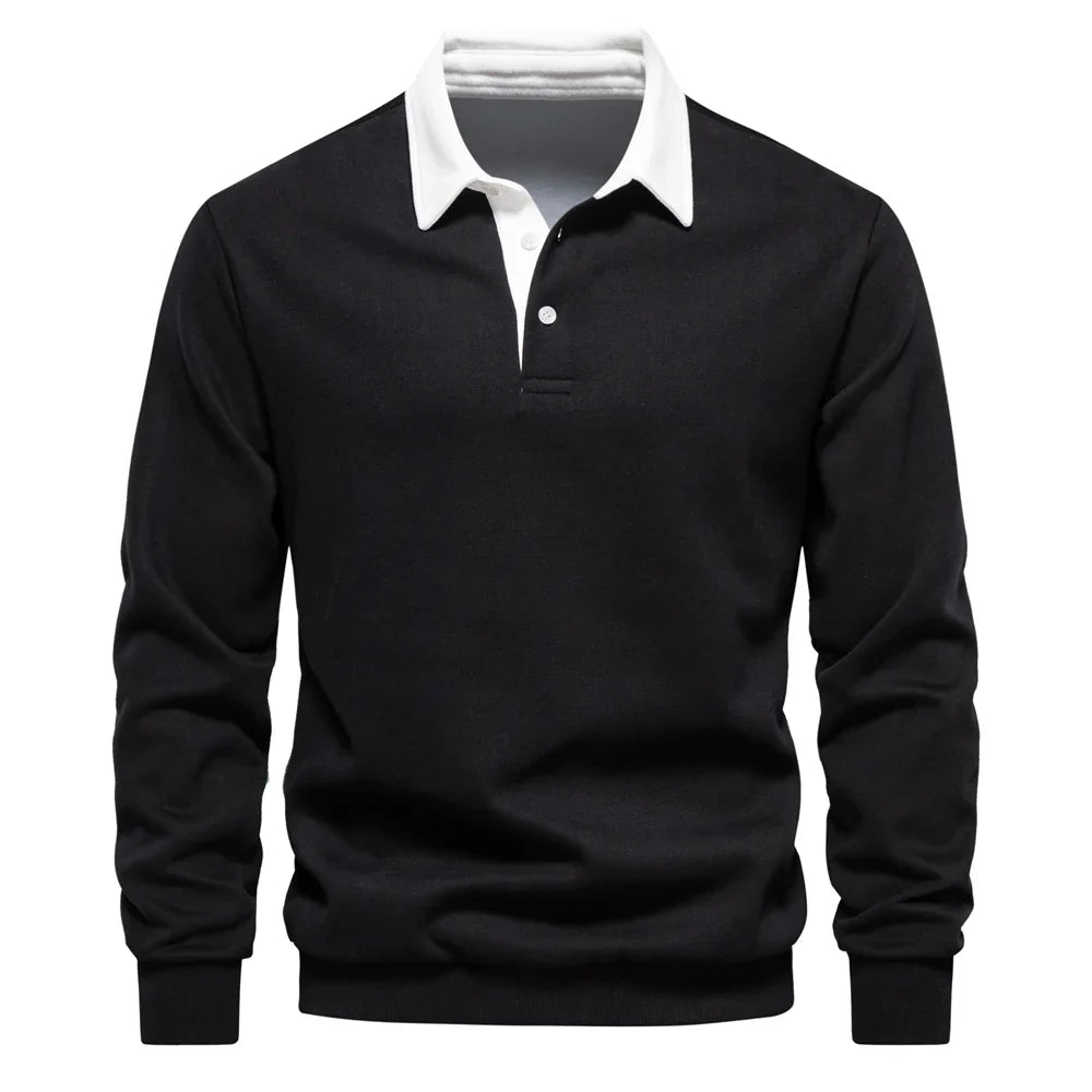 Jorge™ Men's Polo Shirt with Long Sleeves