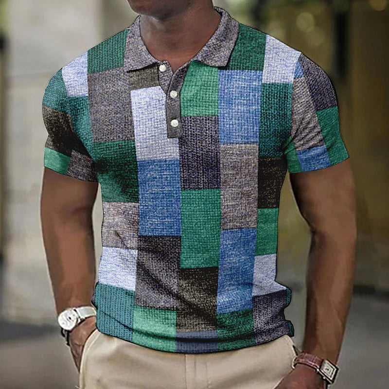 Raffaele™ MULTICOLOURED POLO IN MODERN STYLE