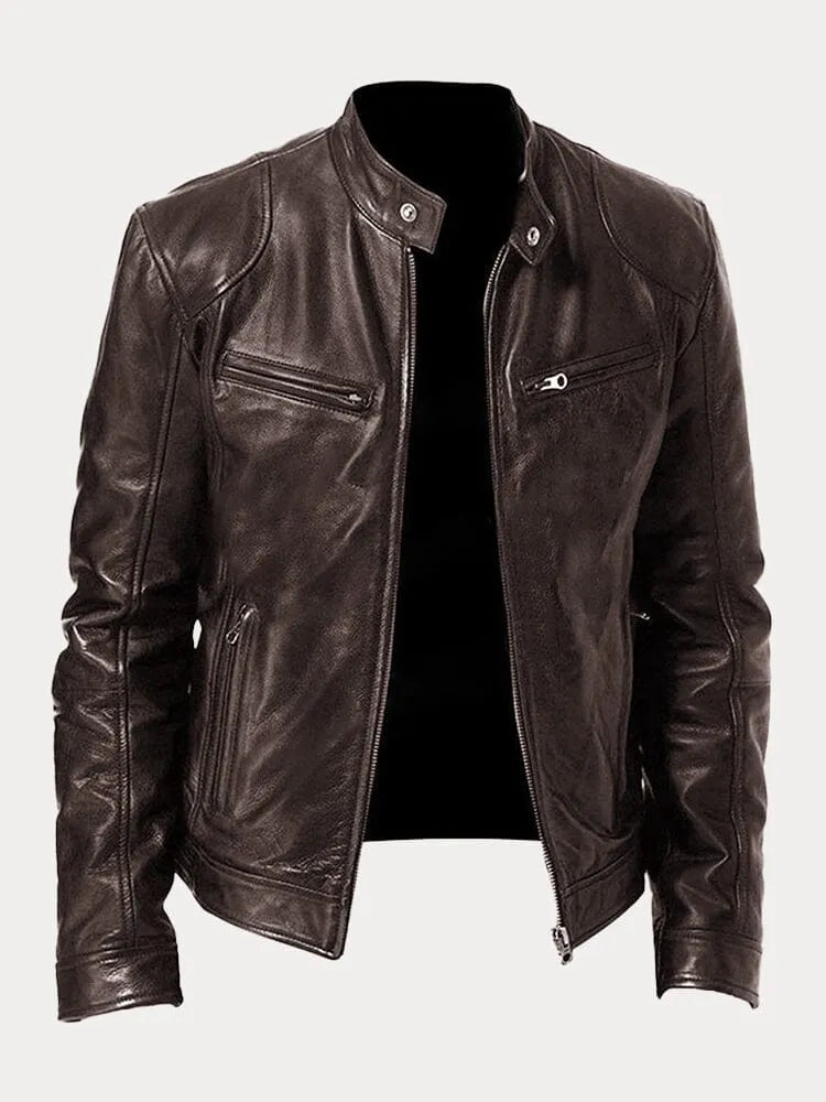 Tobias™ - Casual Leather Jacket