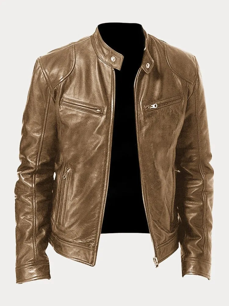 Tobias™ - Casual Leather Jacket