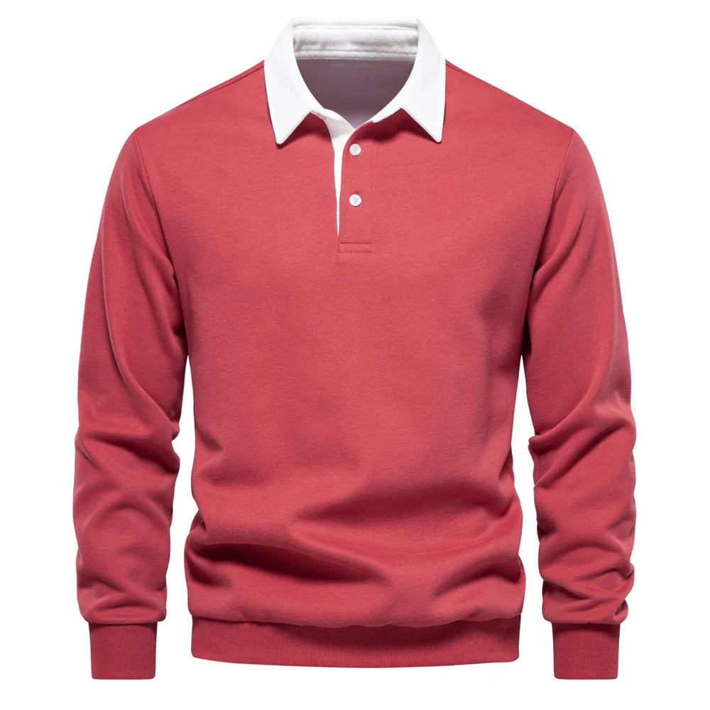 Jorge™ Men's Polo Shirt with Long Sleeves