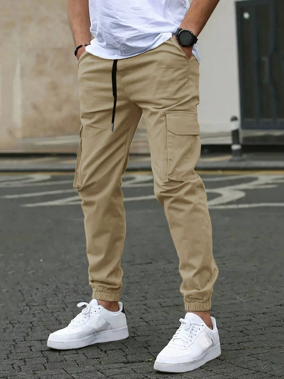 DAVIDE | MEN'S CARGO JOGGER TROUSERS